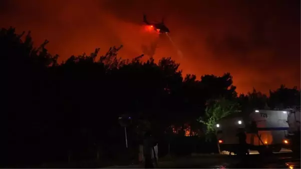 İzmir'de alevler saatlerdir söndürülemiyor! 1 mahallenin tahliyesine başlandı