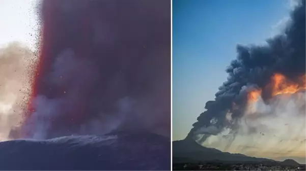 Etna Yanardağı lav püskürtmeye başladı! Bölge için 