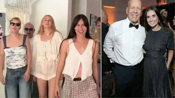 Demi Moore ve Bruce Willis'in kızlarından kendilerine 'çirkin' ve 'babalarının klonları' diyen trollere sert yanıt