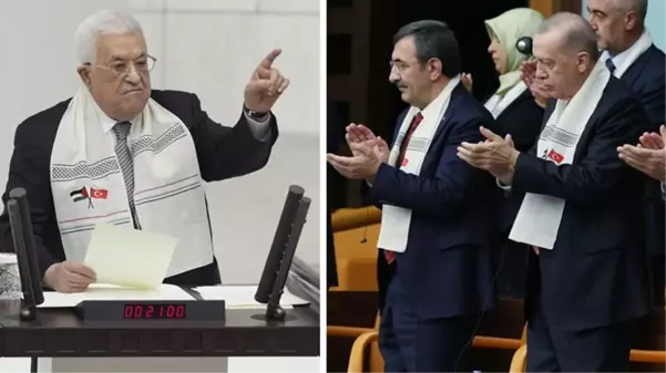 Abbas'ın tarihi konuşmasından yeni detaylar! Erdoğan, o ifadeyi duyar duymaz ayağa kalktı