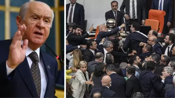 Bahçeli'den yumruklu oturuma ilk yorum: Can Atalay konusu tamamıyla kapanmıştır