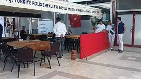 Korku dolu anlar kamerada! Polis derneğine pompalı tüfekle saldırımı girişimi