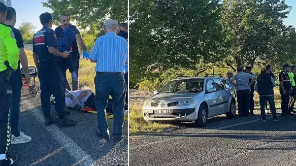 Önünde namaz kıldığı aracın altında kaldı