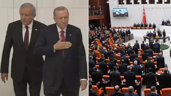 Cumhurbaşkanı Erdoğan, TBMM'ye geldiğinde yalnızca DEM Parti grubu ayağa kalkmadı