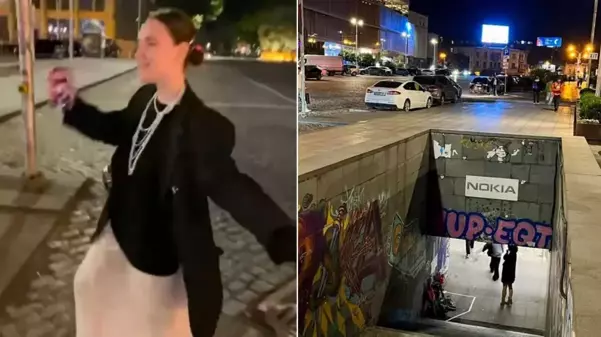 Tiflis'te arkadaşı ile şarkı söyleyerek video çeken genç kız, alt geçit boşluğuna düşerek hayatını kaybetti