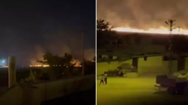 Kilis'te mayınlı bölgeye 2 havan mermisi düştü! TSK, top ve tank atışlarıyla karşılık veriyor