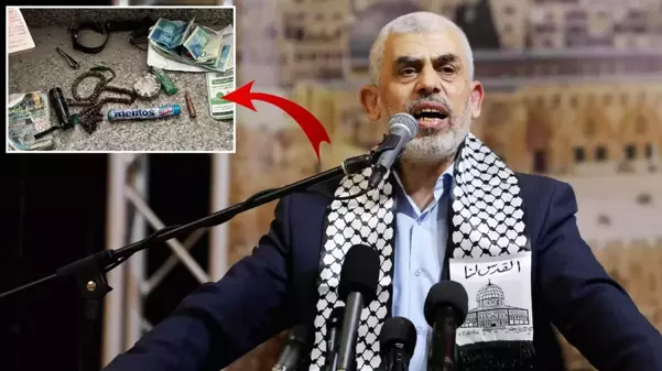 İsrail medyası Hamas lideri Yahya Sinvar'ın üzerinden çıkanları paylaştı