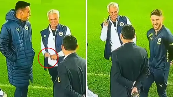 Mourinho'dan sahanın ortasında Trabzonsporluları çıldırtan hareket