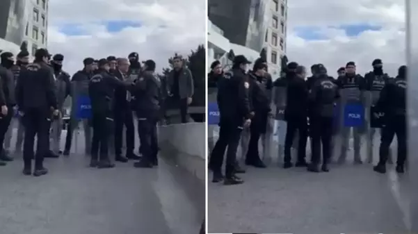 Esenyurt Belediye Binasında CHP'li Vekile Polis Engeli