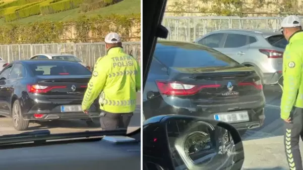 İki kuruş uğruna yaptığına bakın! Polis fark edip hemen durdurdu