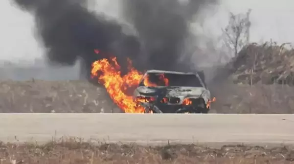 Kim Jong-Un'dan gövde gösterisi: Yeni insansız hava araçlarıyla BMW'yi havaya uçurdu