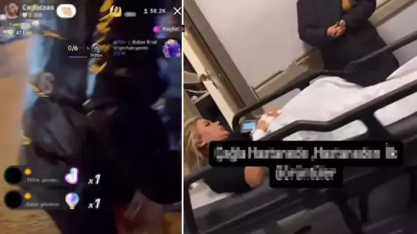 TikTok fenomenleri Çağla ve Cansu Arasında 