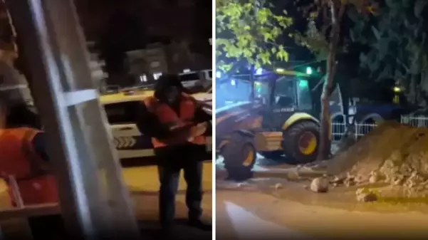 Isparta'da belediye personeli kılığında define aradılar