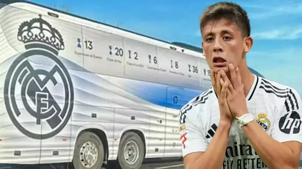 Real Madrid'in takım otobüsü kaza yaptı