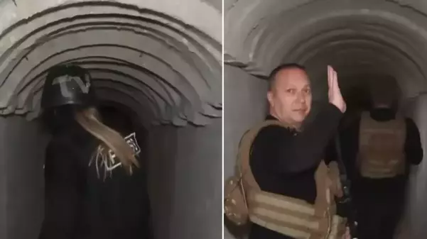 Muhaliflerin ele geçirdiği Tel Rıfat'taki terör tünelleri ilk kez görüntülendi
