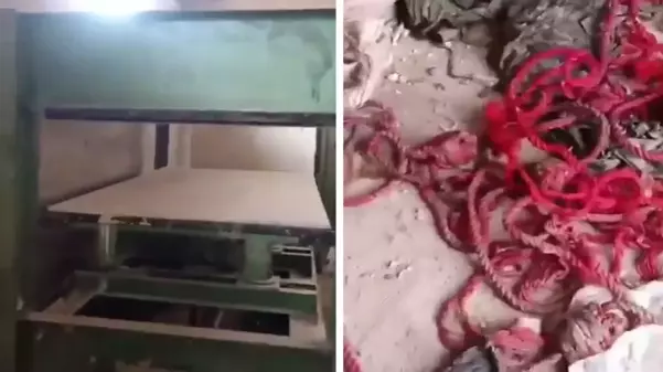 Esad'ın işkence hapishanesinde kan donduran makine