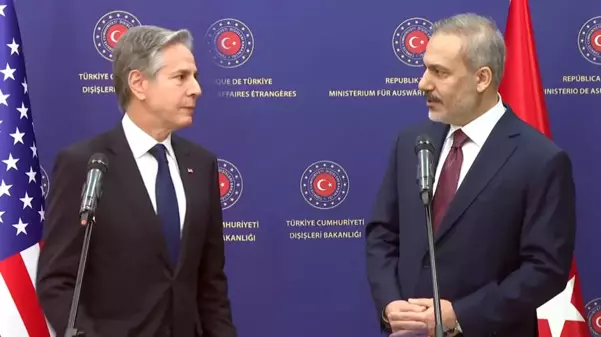 Bakan Fidan, ABD'li mevkidaşı Blinken'a canlı yayında veda etti: Son ziyareti olacak