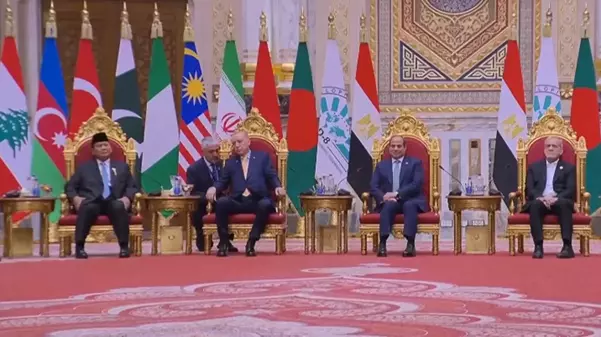 Cumhurbaşkanı Erdoğan'a Sisi'den karşılama