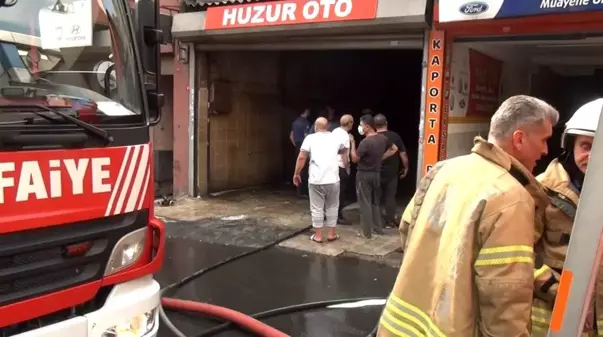 Son dakika haber | Şişli'de iş yeri yangını sırasında esnaf kediyi kurtardı