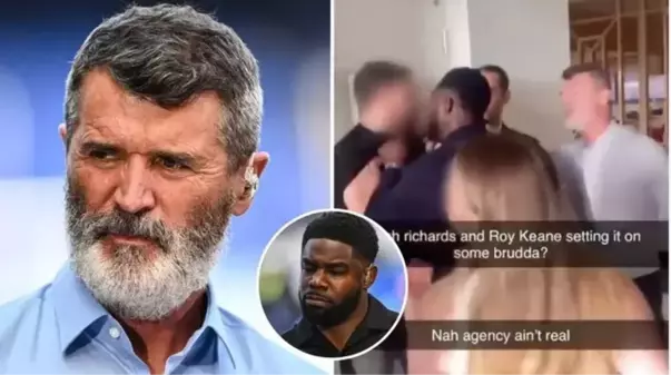 Eski teknik direktör olan yorumcu Roy Keane'ye kafa atan taraftar tutuklandı