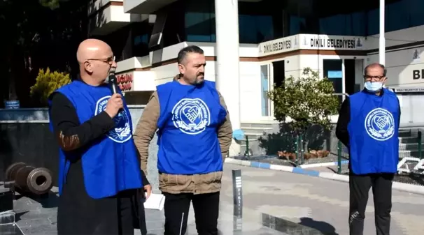 İzmir'de Dikili Belediyesinin arsa satışlarına vatandaştan tepki