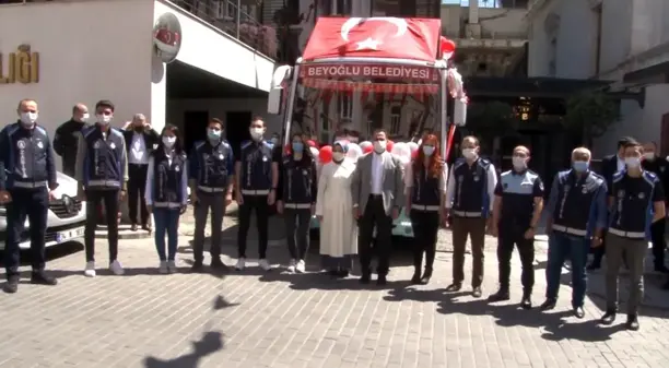 Beyoğlu'nda Ramazan Bayramı coşkusu