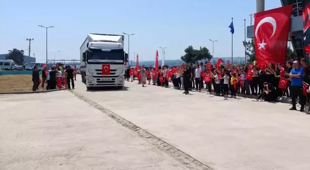 Cumhurbaşkanlığı 'Spor Aşkı Engel Tanımaz' tırı Tekirdağ'da