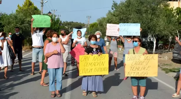 Dikilili vatandaşlar, belediyeye tepki gösterip 