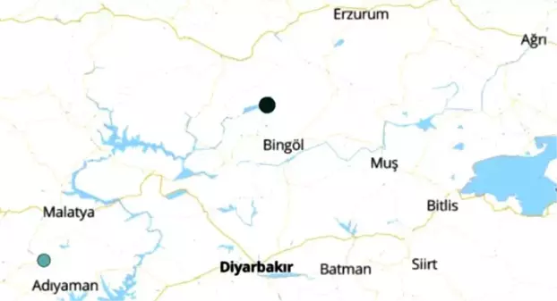 Bingöl'ün Kiğı ilçesinde 4.2 büyüklüğünde deprem meydana geldi