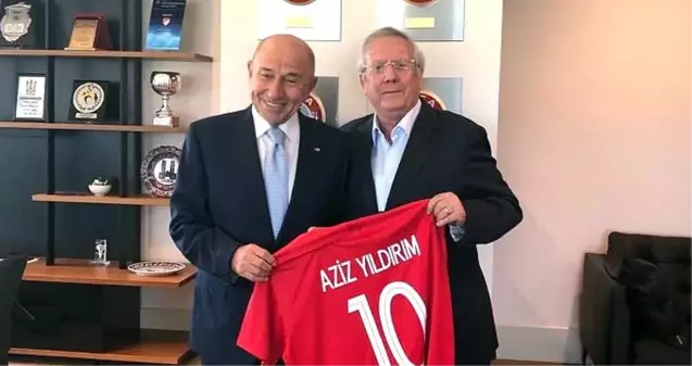 Aziz Yıldırım, TFF Başkanı Nihat Özdemir'i ziyaret etti