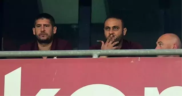 Hasan Şaş, Galatasaray maçında locada sigara içti!