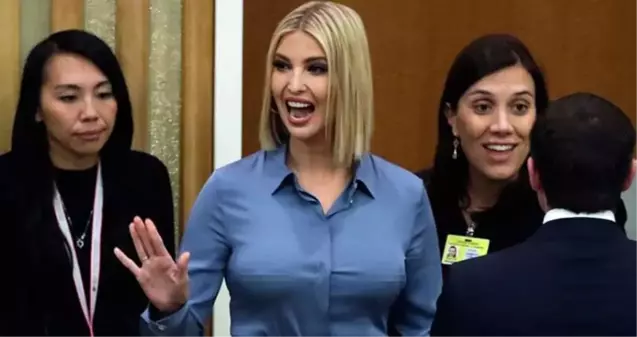 Ivanka Trump'ın kıyafeti BM toplantısına damga vurdu