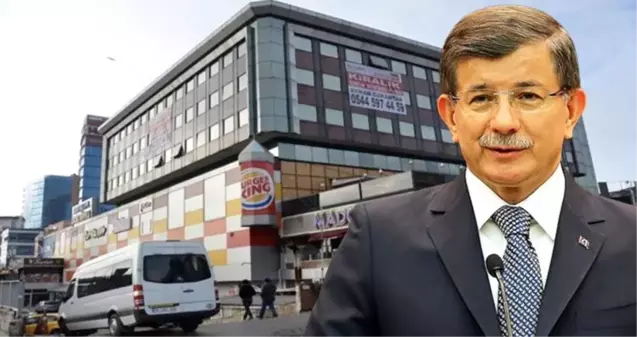 Ahmet Davutoğlu'nun İstanbul'daki yeni parti binasının adresi belli oldu