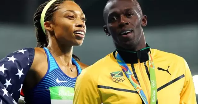 Allyson Felix, Usain Bolt'un altın madalya rekorunu kırdı