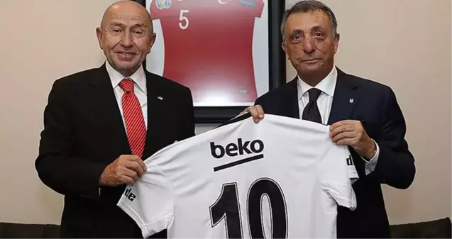 Beşiktaş Başkanı Çebi, TFF Başkanı Özdemir'i ziyaret etti