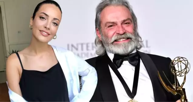 Emmy Ödülü alan Haluk Bilginer'e İrem Sak'tan yorum: Ödülün tozunu almaya gelirim