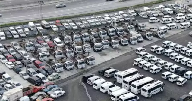 Araç çekme faaliyetleri sona eren Trafik Vafkı'nın çekicileri otoparklara toplandı