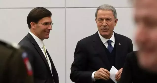 Milli Savunma Bakanı Hulusi Akar, ABD'li mevkidaşı Mark Esper ile görüştü