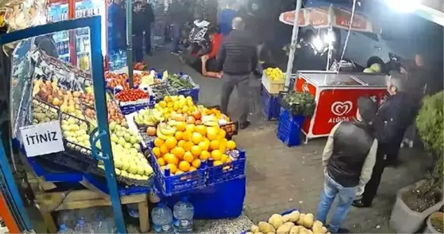 Güngören'deki silahlı kavga anı güvenlik kamerası tarafından kaydedildi