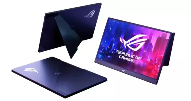 ASUS ROG Strix XG16 taşınabilir oyuncu monitörü ile 