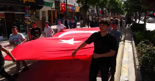 Yozgat'ta şehitler için yürüdüler