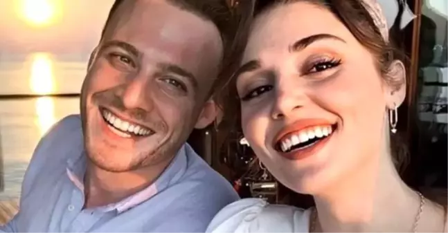 Hande Erçel ile Kerem Bürsin, el ele kameralara yansıdı