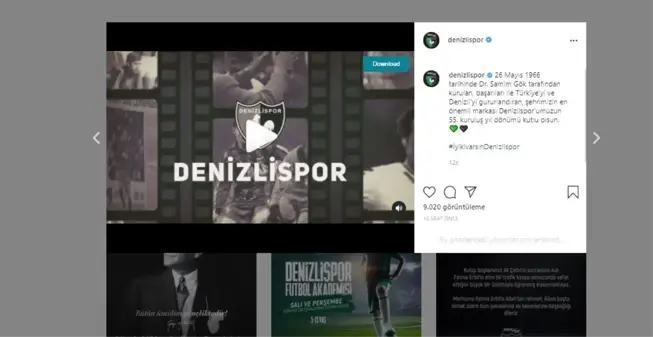 Denizlispor, 55. yaşını kutluyor