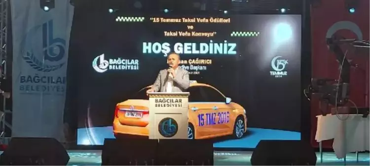 TAKSİCİLER 15 TEMMUZ ŞEHİTLERİ ANISINA KONTAK ÇEVİRDİ