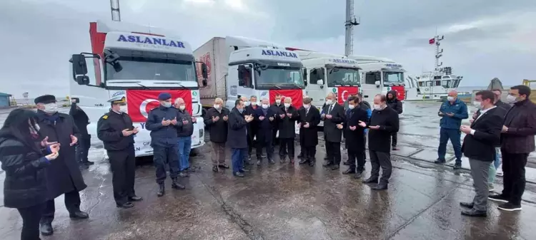 Tekirdağ'dan Suriye'ye 100 ton un yardımı