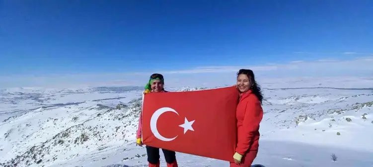 'Anadolu Parsı' unvanını almak için Baranlı Dağına tırmandı... Dağcı Melek Aydın: 