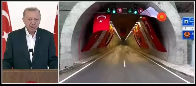 Açılışını Cumhurbaşkanı Erdoğan yaptı, o yol 5 dakikaya indi