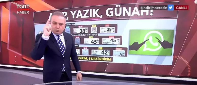 Market zincirlerinin akılalmaz KDV kurnazlığı! Ünlü anchorman, rakamları karşılaştırıp Erdoğan'a seslendi