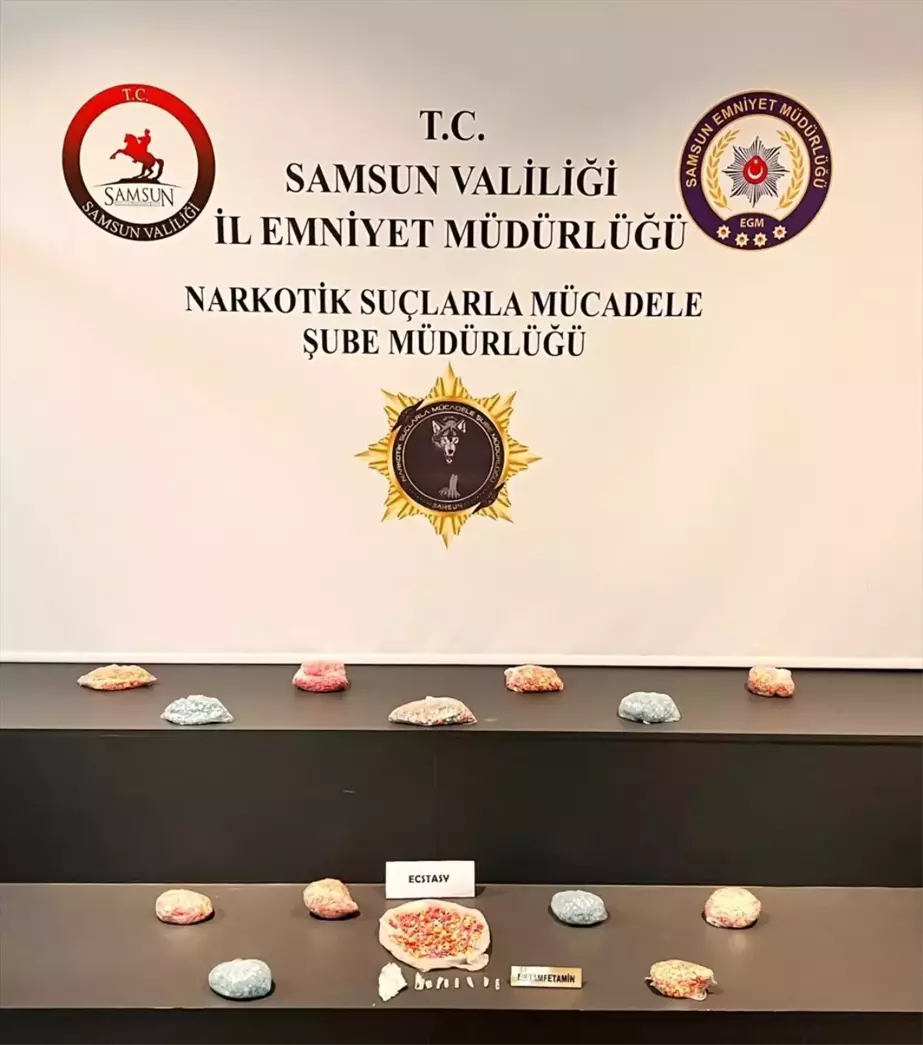 Samsun'da Gizlenmiş Uyuşturucu Hap Ele Geçirildi