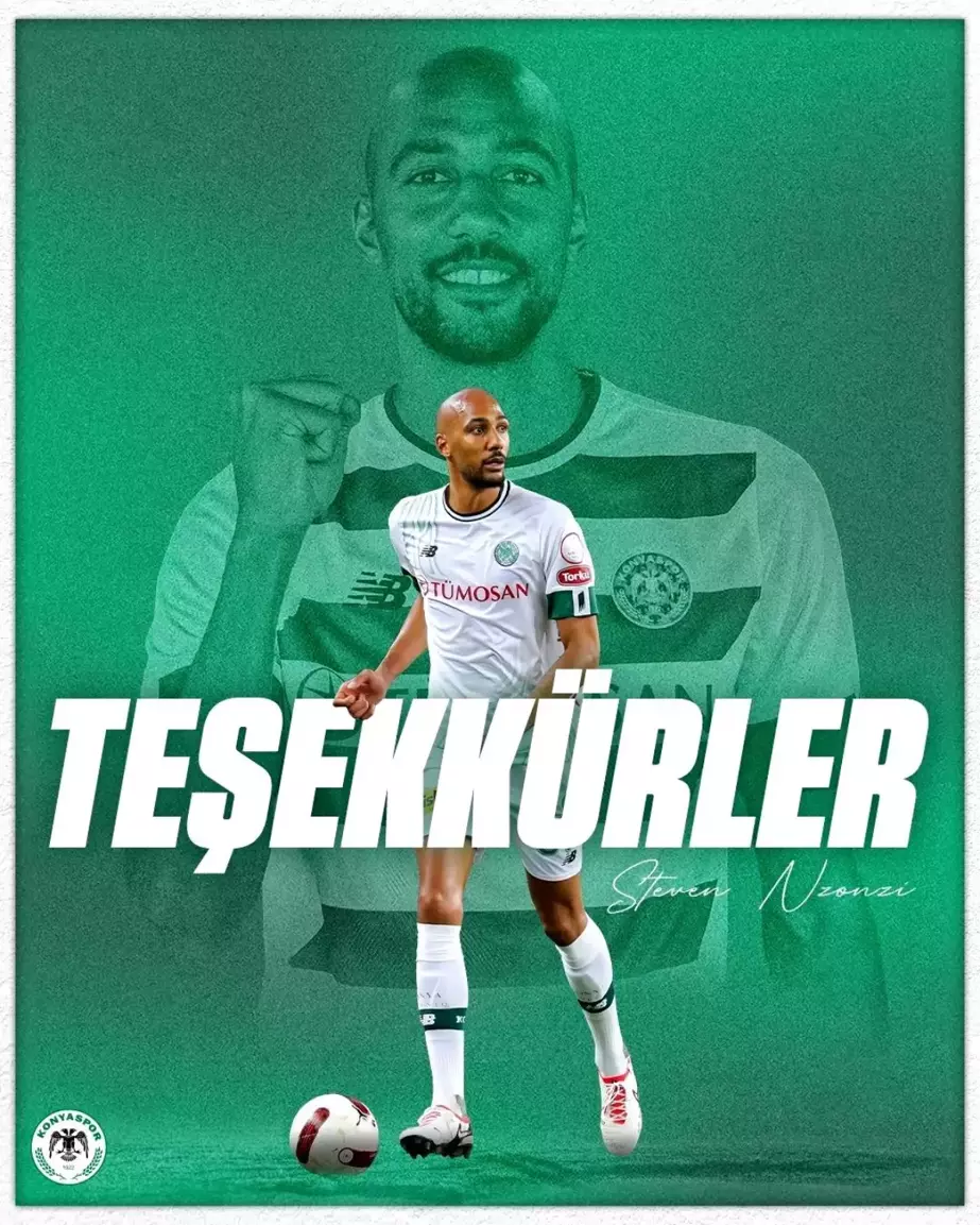 Konyaspor, Steven Nzonzi ile yollarını ayırdı